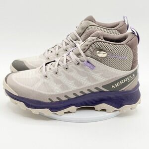 Merrell Speed Eco Mid Waterproof Boots Size 10 Womens Dove J037864